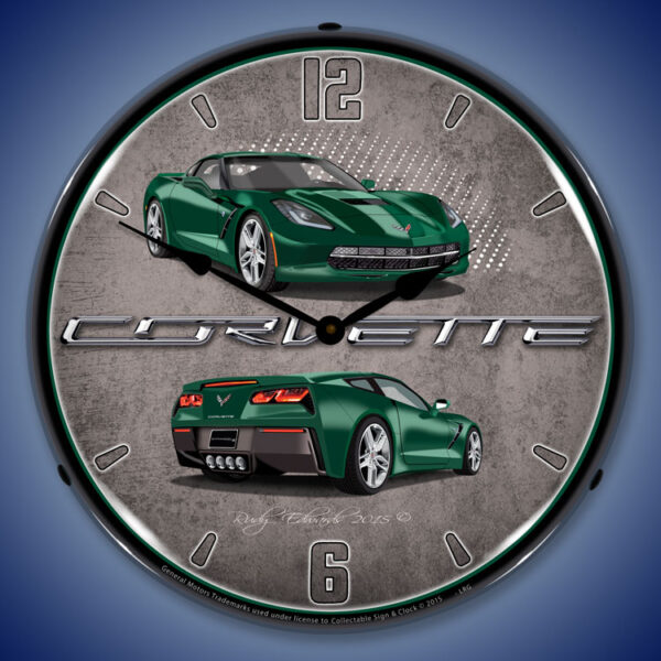 C7 Corvette Lime Rock Green