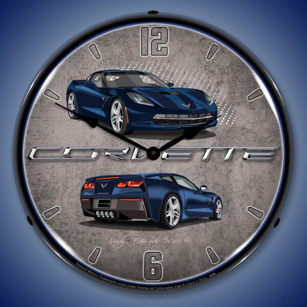 C7 Corvette Night Race Blue